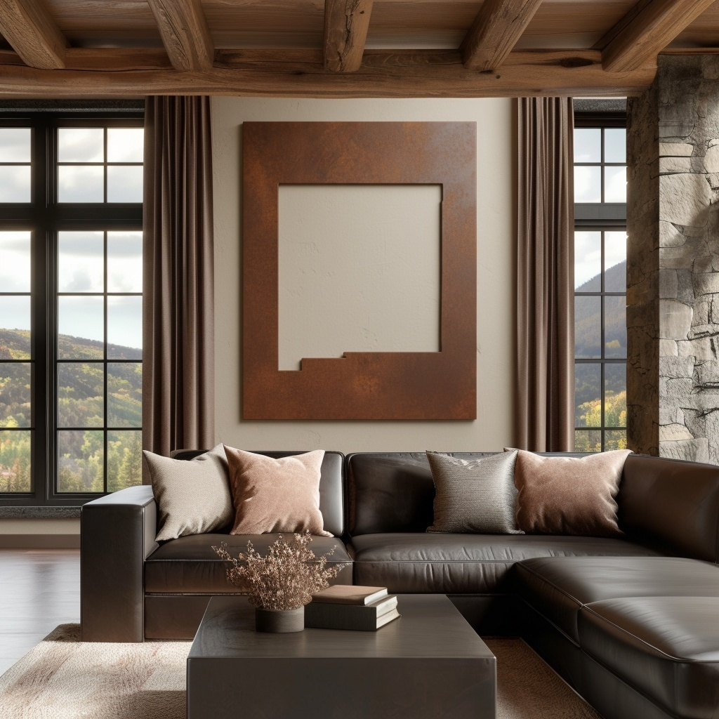 The New Mexico - Metal Wall Art