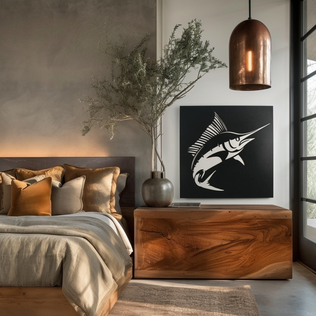 The Sailfish - Metal Wall Art