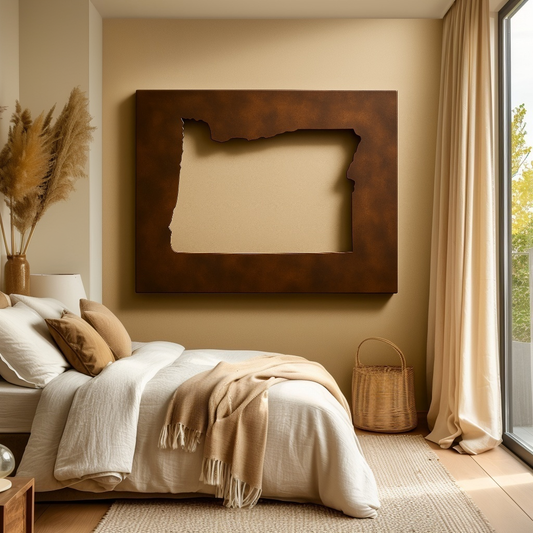 The Oregon - Metal Wall Art