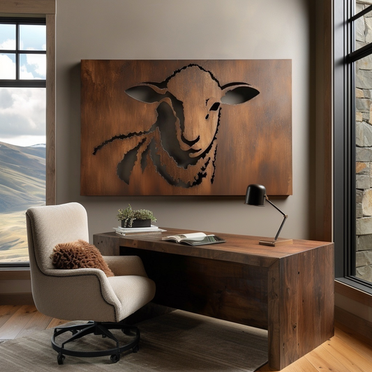 The Lamb - Metal Wall Art
