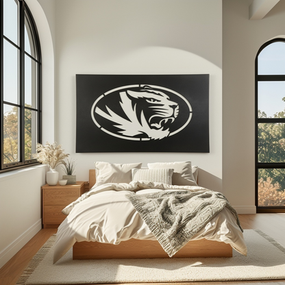 The Oval Tiger - Metal Wall Art - Landscape Forge