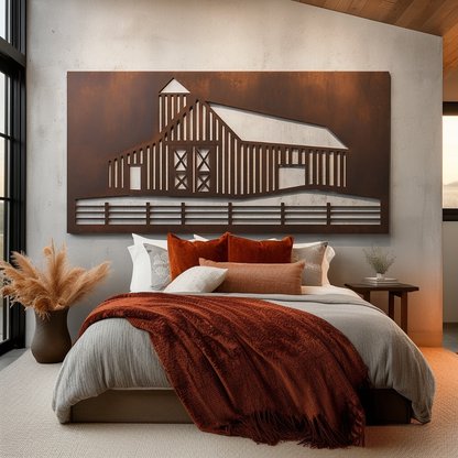The Pennsylvania Barn - Metal Wall Art