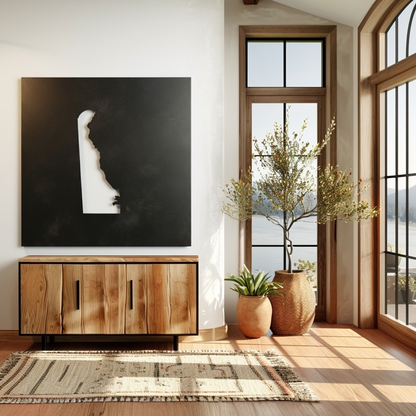 The Delaware - Metal Wall Art