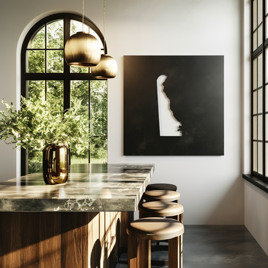 The Delaware - Metal Wall Art