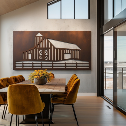 The Pennsylvania Barn - Metal Wall Art