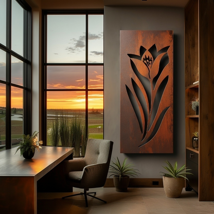 The Utah Sego Lily - Metal Wall Art