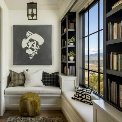 The Pete - Metal Wall Art - Square Slate