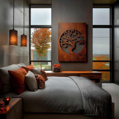 The Virginia Dogwood Tree - Metal Wall Art