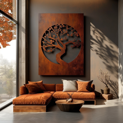 The Virginia Dogwood Tree - Metal Wall Art