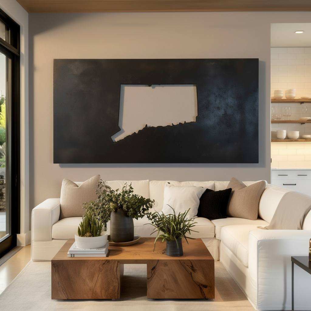 The Connecticut - Metal Wall Art