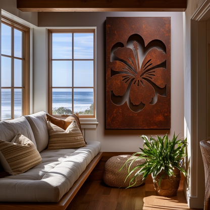 The Hawaii Hibiscus - Metal Wall Art