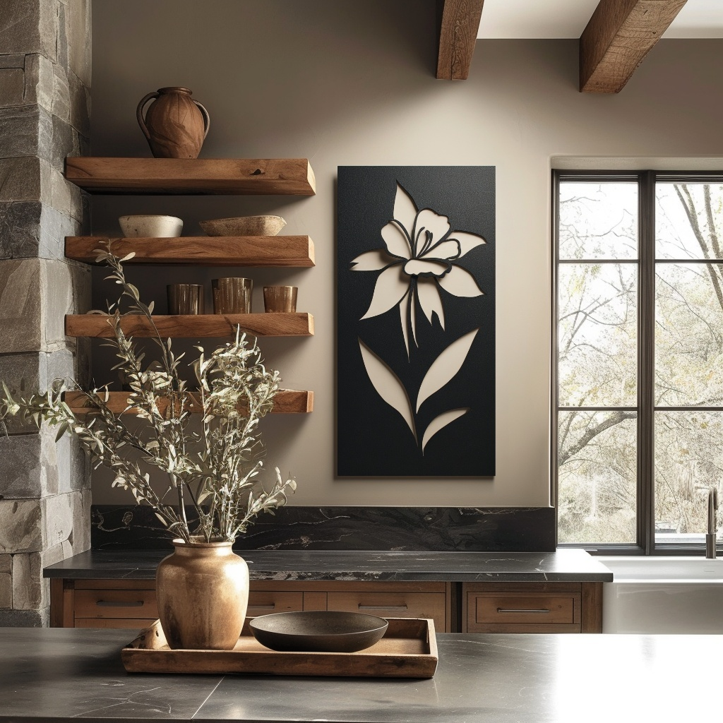 The Colorado Rocky Mountain Columbine - Metal Wall Art